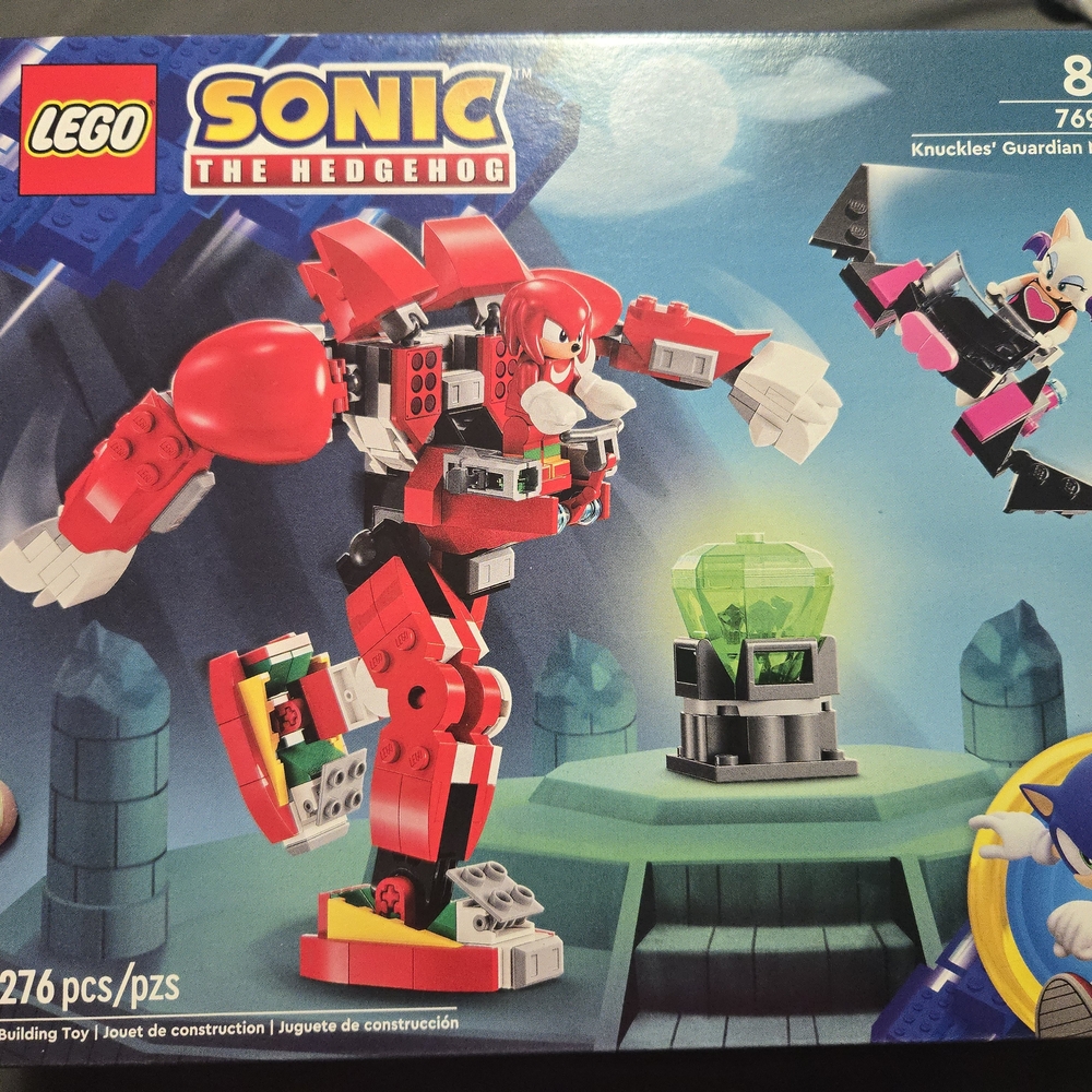 Lego Sonic The Hedgehog Knuckles Mecha Red and White Building Set
